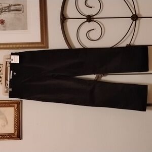 Madewell The Longline Straight Pant In Corduroy Black Walnut Size 25 NWT